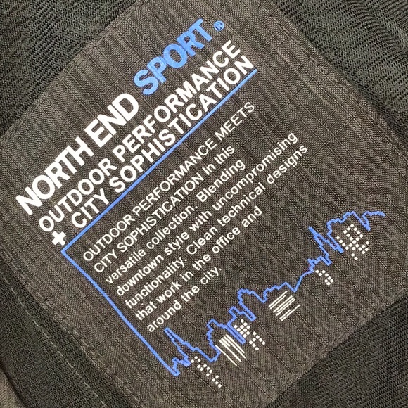 North End Sport dark gray long belted jacket S - Picture 7 of 10